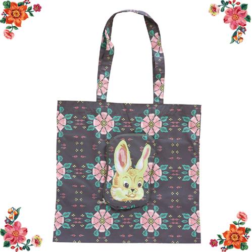 Nathalie Lete（ナタリーレテ） ポケッタブル・フェイス・ソフトバッグ