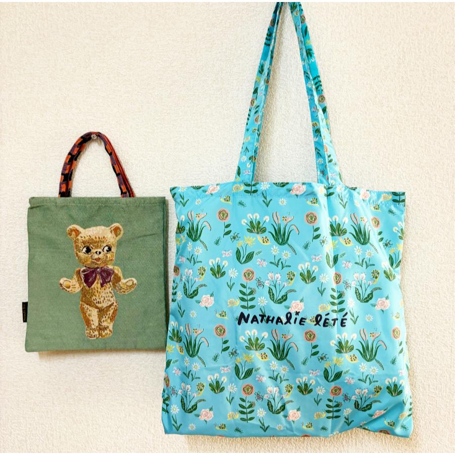 Nathalie Lete（ナタリーレテ） ポケッタブル・フェイス・ソフトバッグ