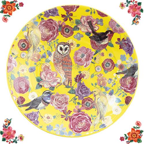 Nathalie Lete（ナタリーレテ） プレート オウル＆バード フクロウと