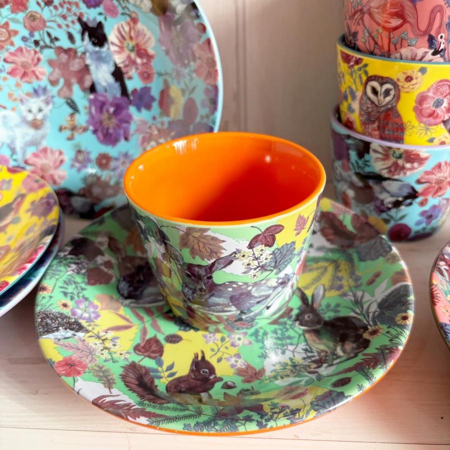 Nathalie Lete（ナタリーレテ） プレート バンビ＆フォレスト