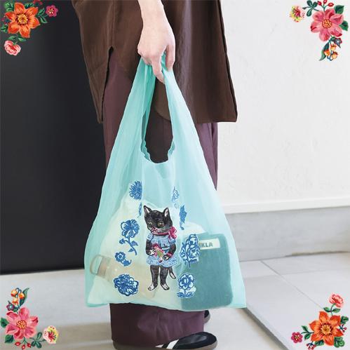 Nathalie Lete（ナタリーレテ） オーガンジー・バッグ ブルー・アイ