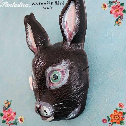 Nathalie Lete（ナタリーレテ） デコレーション・マスク レグリース 黒