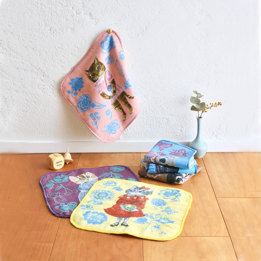 Nathalie Lete（ナタリーレテ） ガーゼ・ハンド・タオル グレイ