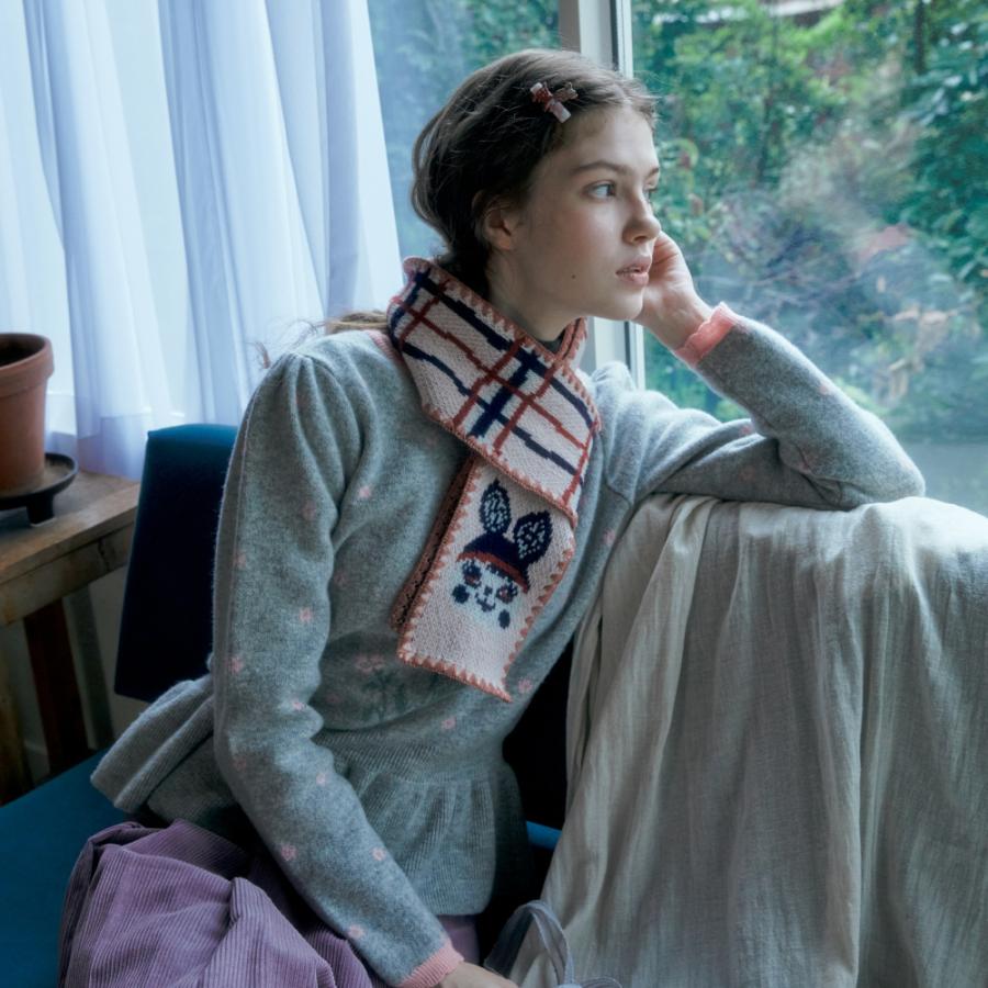 Nathalie Lete（ナタリーレテ） マフラー オリヴィア 妖精うさぎ