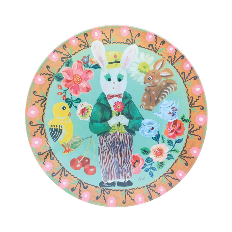 Nathalie Lete ナタリー・レテ グラス・プレート ラビット・ザ