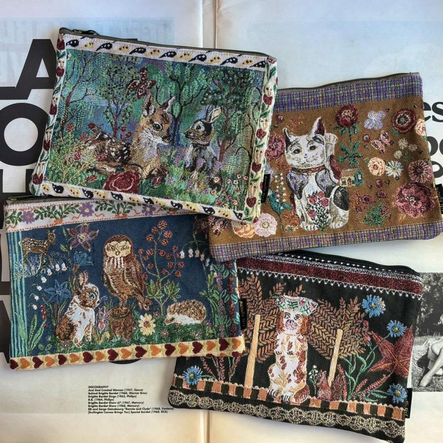 Nathalie Lete（ナタリーレテ） フラット・ポーチ バンビ バンビと