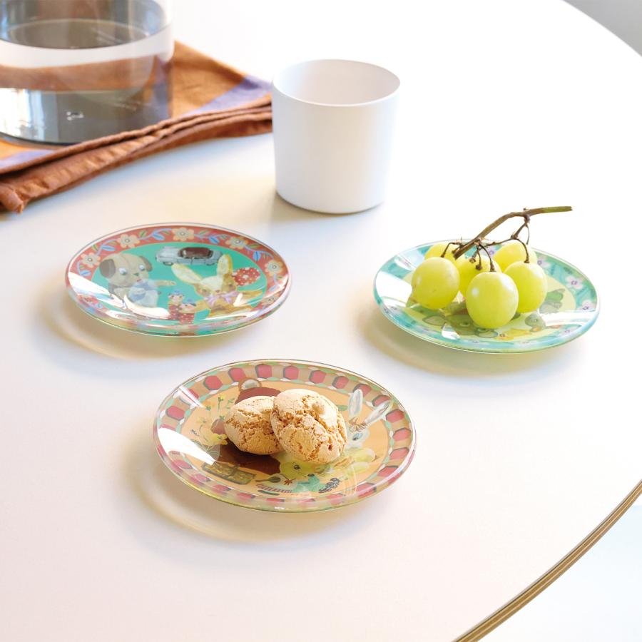 Nathalie Lete（ナタリーレテ） ミニ・グラス・プレート ベアー＆トイ