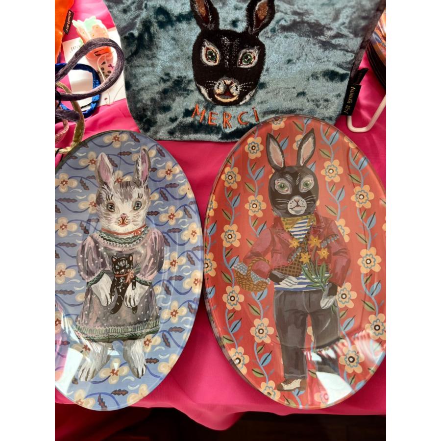 マルセル・ショーフリアス作　バルボティーヌ　楕円皿　パテ・シュール・パテ技法 スタジオ エム :: 春宵 :: 春宵 7.5寸楕円深皿 - マルミツウェブストア