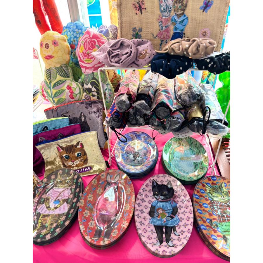 Nathalie Lete（ナタリーレテ） グラス・オーバル・プレート ブルー