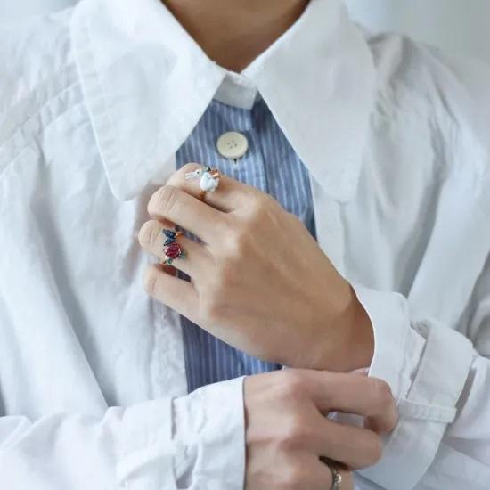 Nathalie Lete（ナタリーレテ） 2モチーフ・リング ラビット SIZE:11