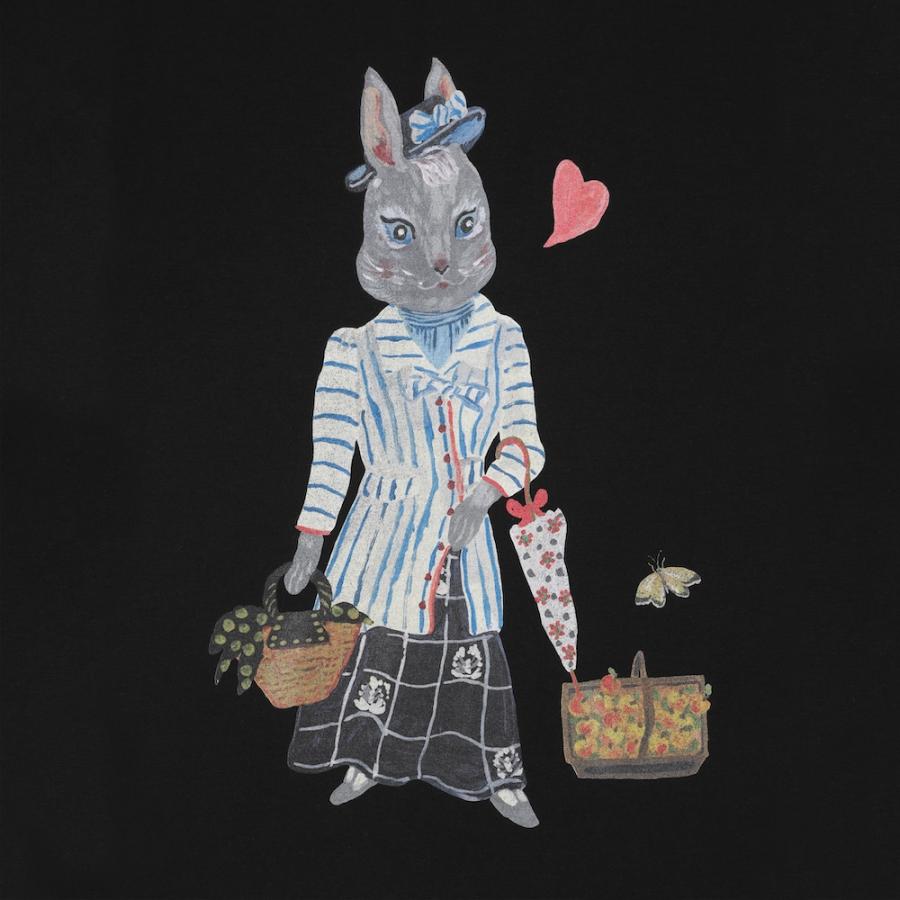 Nathalie Lete（ナタリーレテ） Tシャツ マム ママ・ラビットのプル