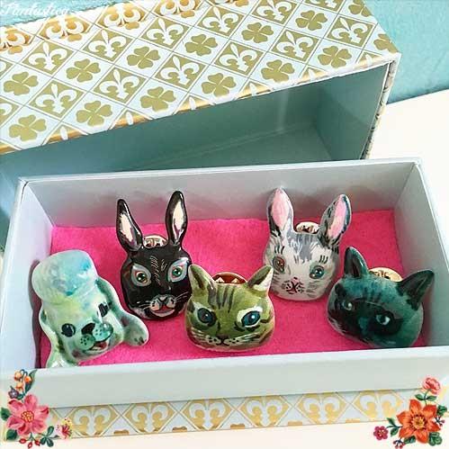 ナタリー・レテ ピンズ ナタリーのピンバッジ : fantasticaファンタス