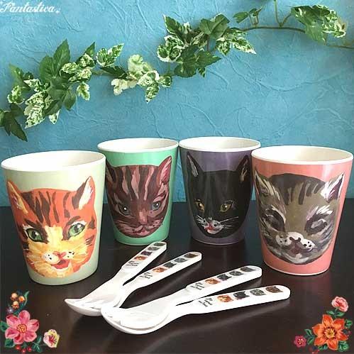 新品　ナタリーレテ　フリーカップ　キャット　猫　ねこ　ネコ ナタリー・レテ キャット・カップ コキャン Coquin 猫のコップ