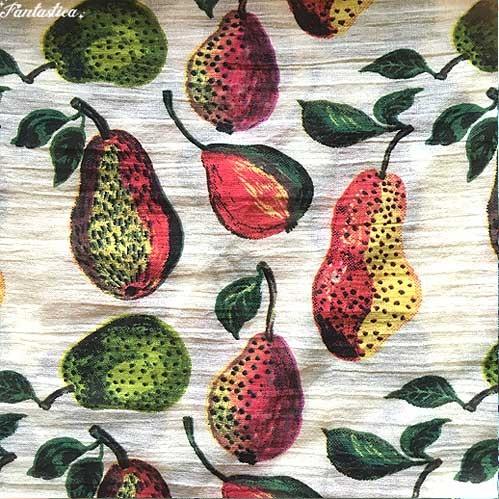 ナタリー レテ ハンカチ ペアー 西洋梨のハンカチ Nl224 Fantasticaファンタスチカ雑貨店 通販 Yahoo ショッピング