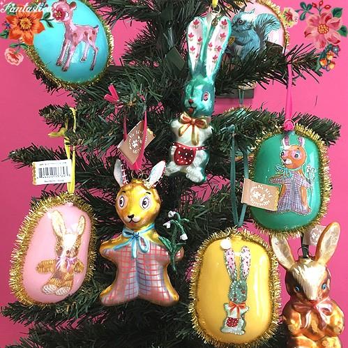 ナタリーレテクリスマスオーナメント ウサギ ナタリー・レテ】オーナメント ゴールド・ラビット 金色うさぎの