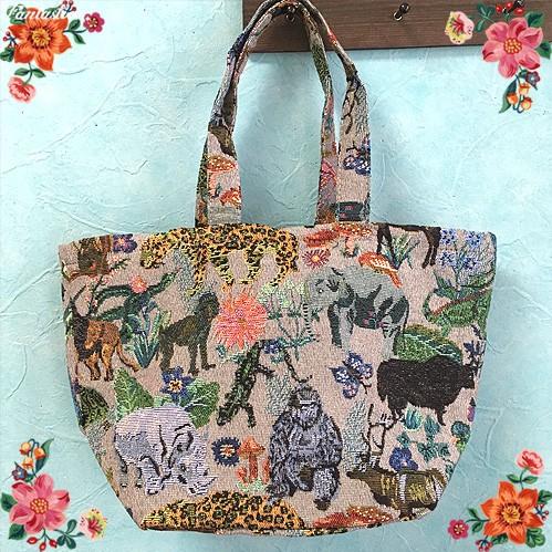 ナタリー・レテ ミニバッグ ジャングル 野生動物たちのゴブラン・ミニ