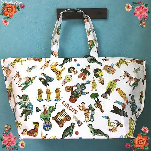 ナタリー・レテ クーラーバッグ サーカス ホワイト サーカスのラージ