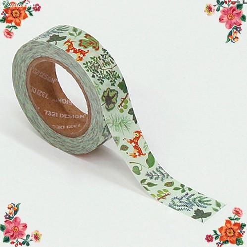 ナタリー レテ マスキングテープ グリーンバンビ 小鹿のマスキングテープ Nl464 Fantastica ファンタスチカ雑貨店 通販 Yahoo ショッピング