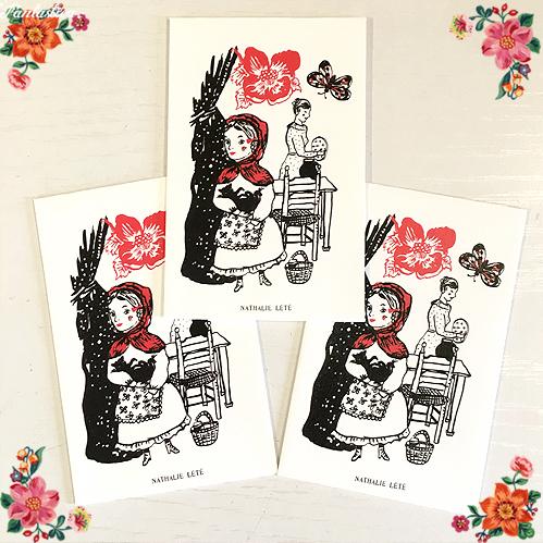 ナタリー・レテ ポチ袋 赤ずきん ペーパーエンベロープ リトルレッド