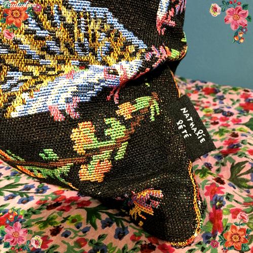 ナタリー・レテ クッションカバー フォレスト 森の動物たちのゴブラン