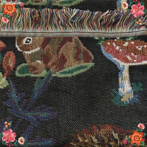 ナタリー・レテ コットン・スロー フォレスト 森の動物たちのゴブラン