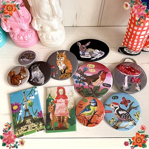 Nathalie Lete（ナタリーレテ） マグネット 赤ずきん Red Riding Hood