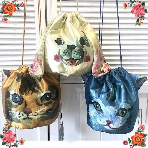 Nathalie Lete（ナタリーレテ） ドローストリング・バッグ プードル