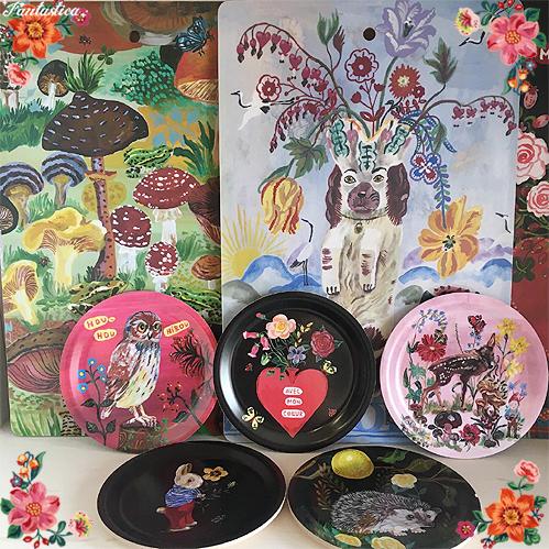 Nathalie Lete（ナタリーレテ） サービングボード マッシュルーム