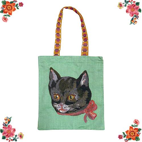 Nathalie Lete（ナタリーレテ） フェイス・トートバッグ ブラック