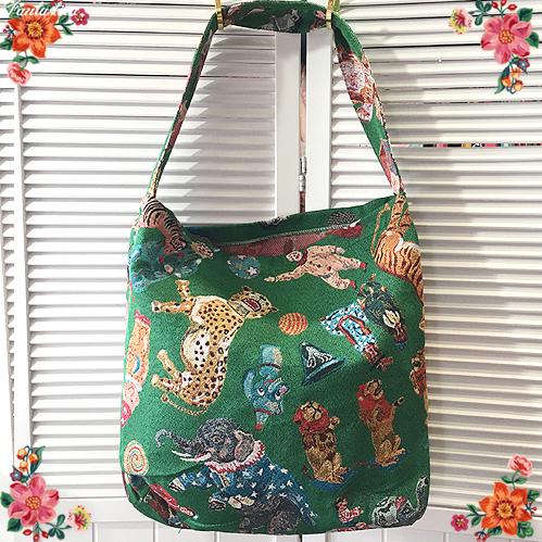 Nathalie Lete（ナタリーレテ） ショルダーバッグ サーカス グリーン