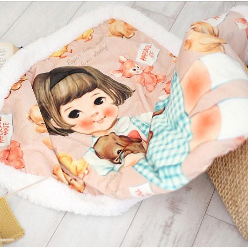 ペーパードールメイト　ブランケット　毛布　大判膝掛け ペーパードールメイト ブランケット・サリー Paper Doll Mate Blanket