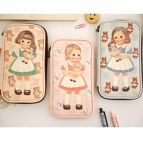 ※専用ページになります※ドール小物3点 ペーパードールメイト マルチ・ペンポーチ.3 アリス Paper Doll Mate