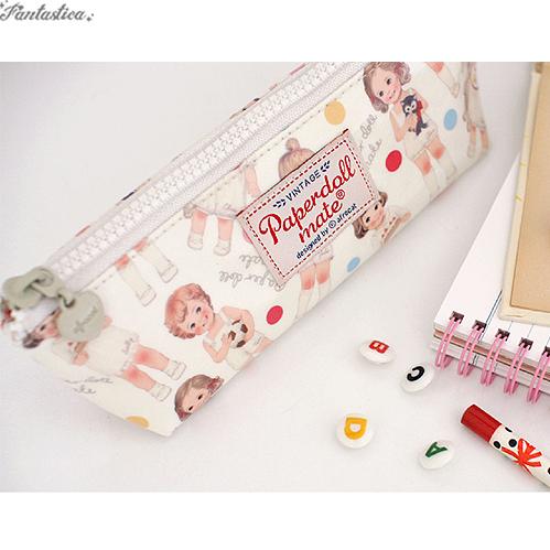 ペーパードールメイト オイルクロス・ポーチ・ペンケース マルチ