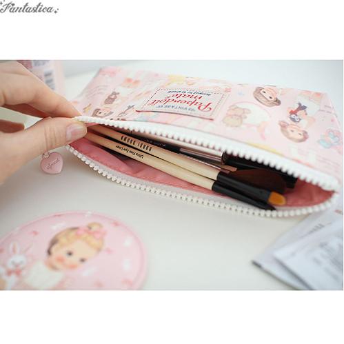 ペーパードールメイト オイルクロス・ポーチ・ペンケース マルチ