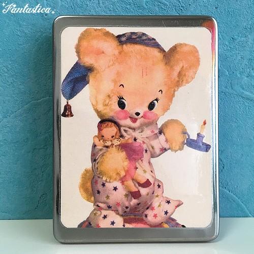 アメリカン レトロ レトロアニマル 缶ケース パジャマ・ベア パジャマ