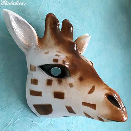 アニマルマスク ジラフ キリンさんのお面 パーティー仮装 : fantastica