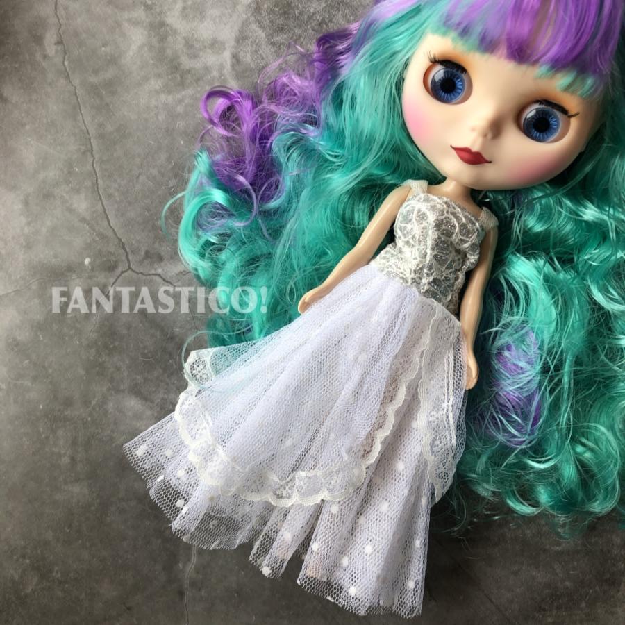バービー人形用ドール用アウトフィット♪レースチュチュドレス