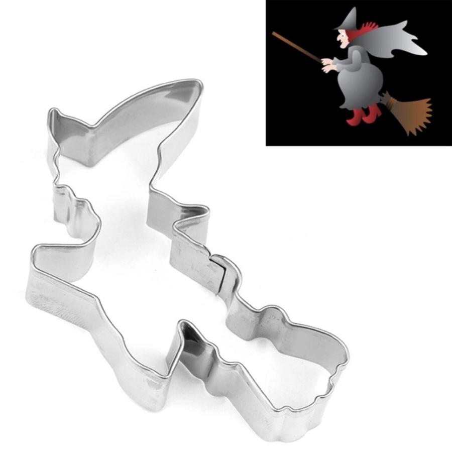 ハンドメイドのステンレスクッキー型 ほうきに乗った魔女型ハロウィン型魔法使い型 P6dxihjzym Fantastico Yahoo 店 通販 Yahoo ショッピング