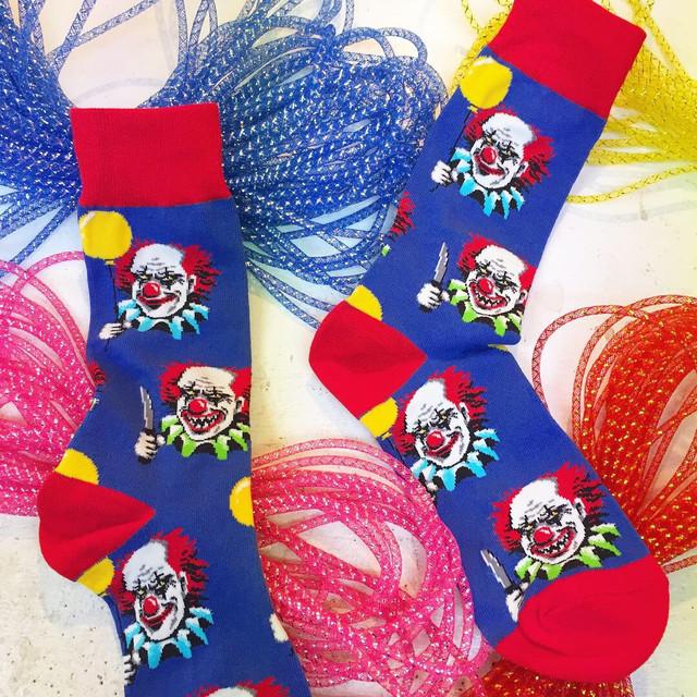 新品未開封　IT イット　ペニーワイズ　靴下　ソックス　オーナメント IT イット ソックス 靴下 Pennywise ペニーワイズ SOCKS | BF