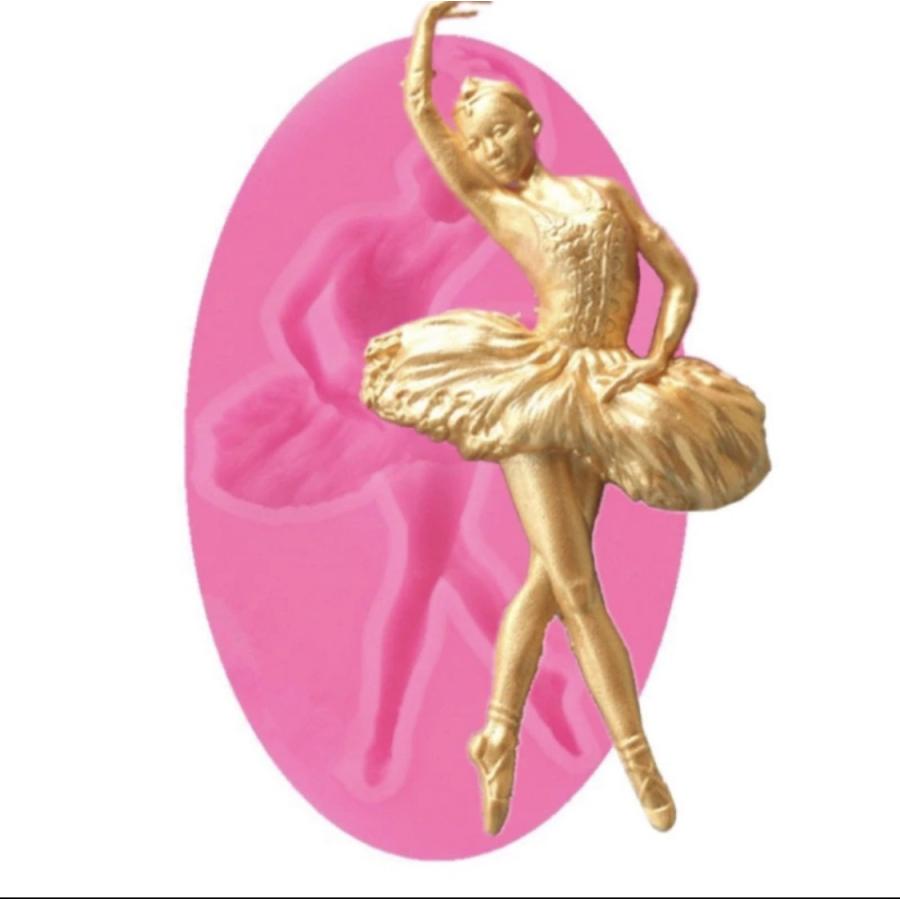 新品未使用 公式ストア ハンドメイドのシリコンモールド☆バレリーナ型バレエダンスダンサー キャンドル型石鹸型樹脂粘土アロマハイストーン型