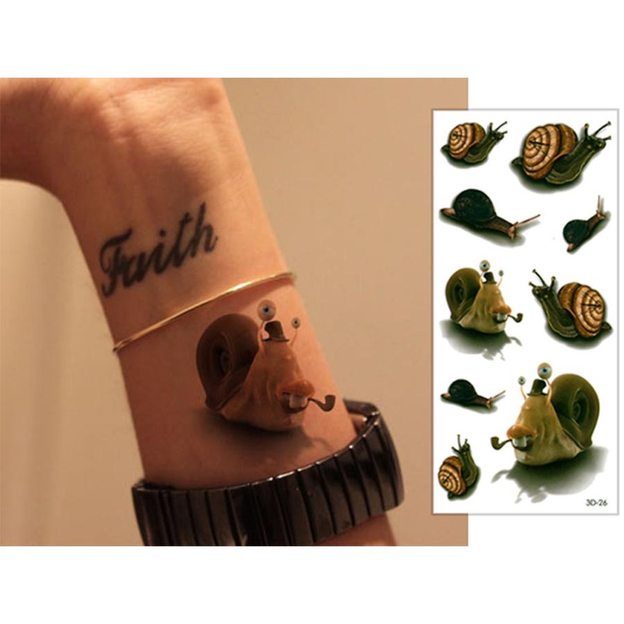 ファンタジー Thefantasy タトゥーシール 3d 立体感 カタツムリ 3d26 レギュラー 3d26 The Fantasy 通販 Yahoo ショッピング