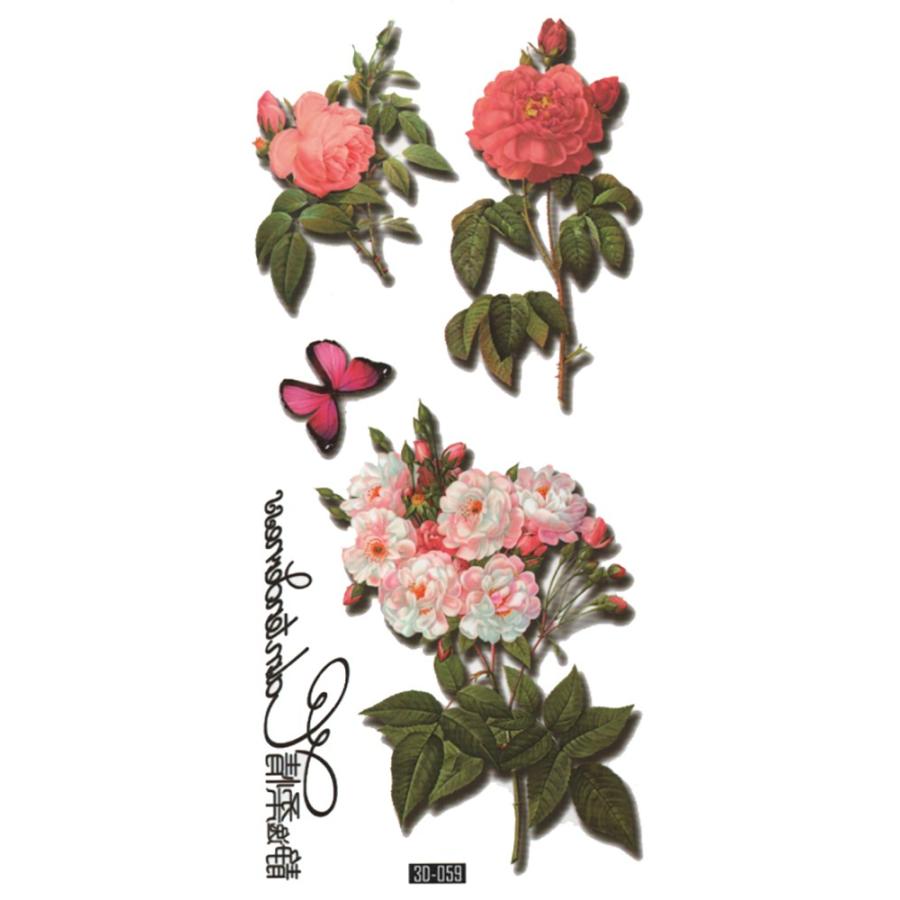 ファンタジー Thefantasy タトゥーシール 3d 立体感 蝶 花 3d59 レギュラー 3d59 The Fantasy 通販 Yahoo ショッピング