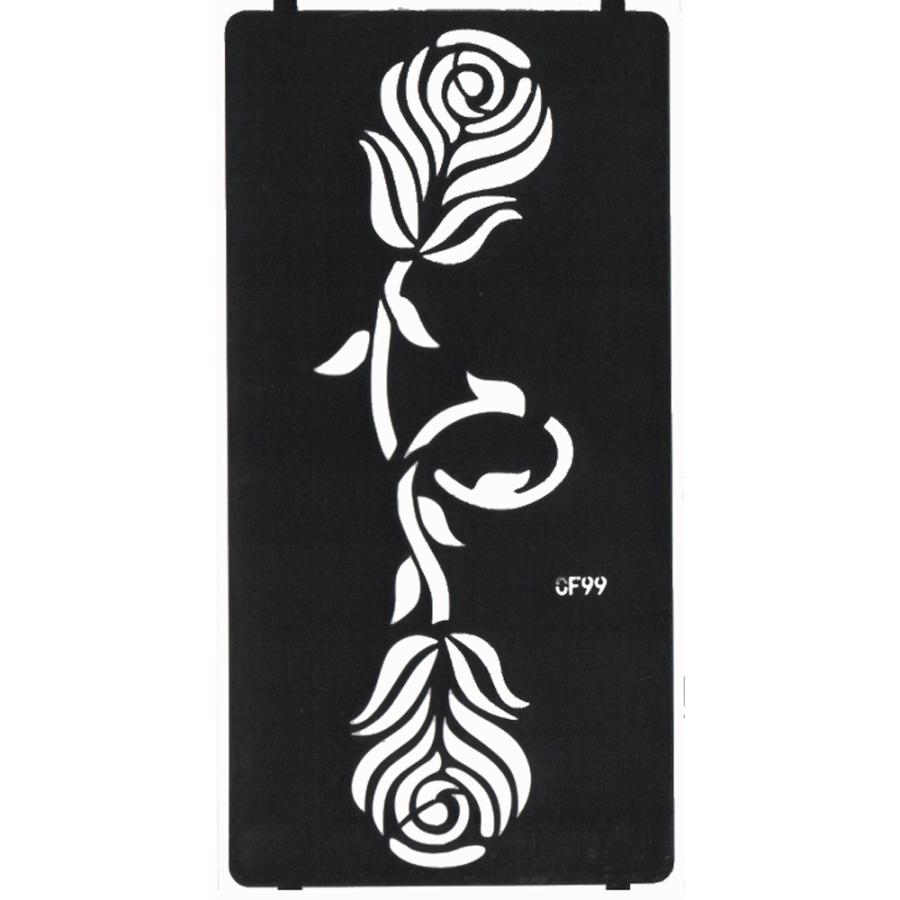 The Fantasy ステンシルシート 3枚セット シール ヘナタトゥー グリッタータトゥー 用 花 Cf099 Cf099 The Fantasy 通販 Yahoo ショッピング