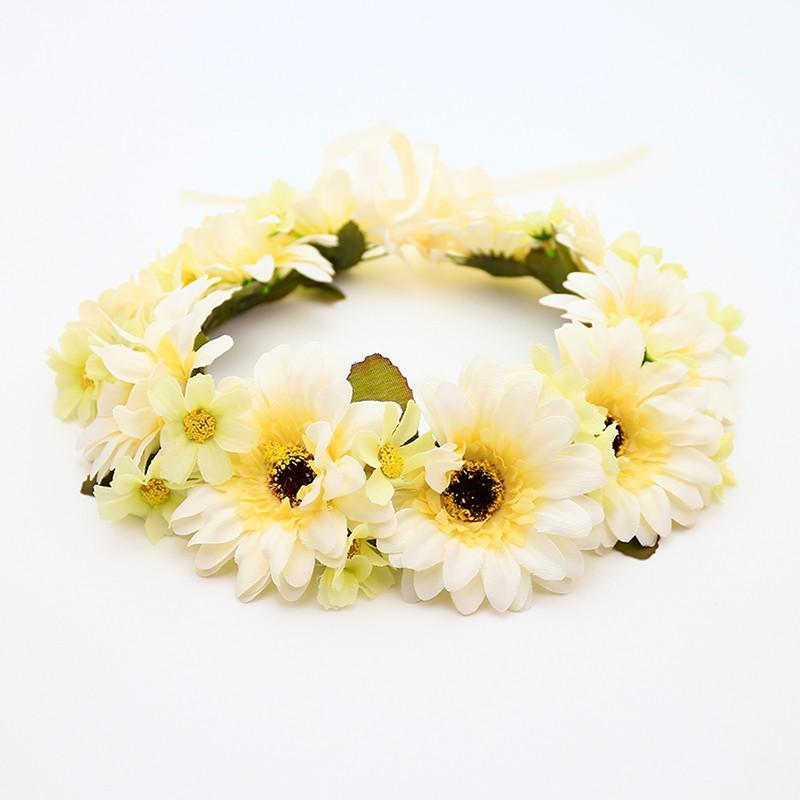 花かんむり 花冠 菊の花 花かんむり クリーム ヘッドドレス 髪飾り コサージュ ウエディング ドレス花冠 Fhkan043cm Fhkan043cm The Fantasy 通販 Yahoo ショッピング