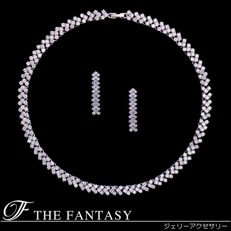 ネックレス ネックレスセット 結婚式 ブライダル ピアスセット 在庫一掃セール タトゥーシール 贈呈対象 fnpcset241