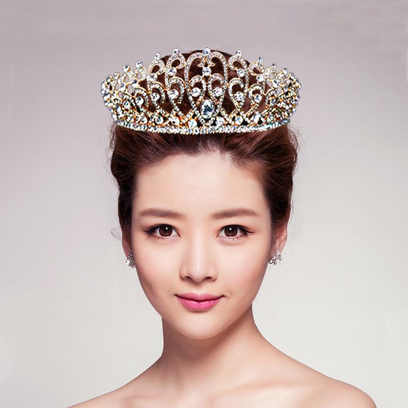 日本初の ティアラ 結婚式 ウエディング 披露宴 ブライダル Tiara 花嫁 髪飾り Ft7106gd カチューシャ Www We Job Com