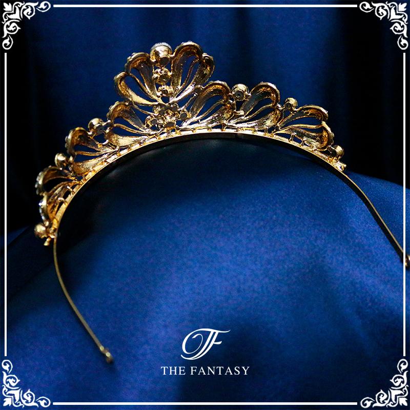 ティアラ 結婚式 ウエディング 披露宴 ブライダル tiara キャンペーン プレゼント 贈呈対象 ft9057gd｜fantasy-dress｜03