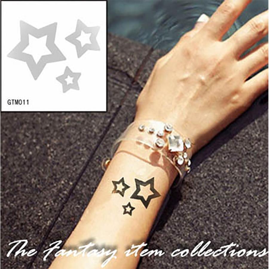 The Fantasy 5枚入り フラッシュタトゥー 星 Gtm011s ワンポイント Gtm011s The Fantasy 通販 Yahoo ショッピング