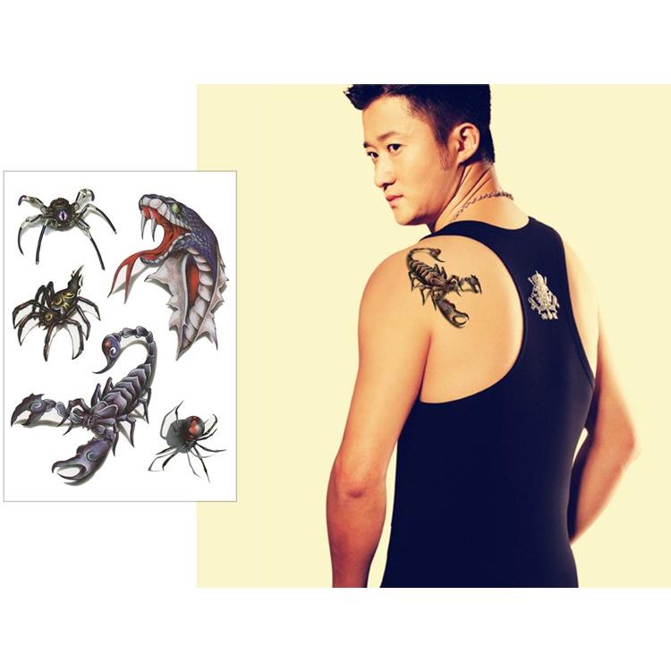 ファンタジー Thefantasy タトゥーシール 蛇 サソリ 蜘蛛 Hb319 中型 A5 Hb319 The Fantasy 通販 Yahoo ショッピング