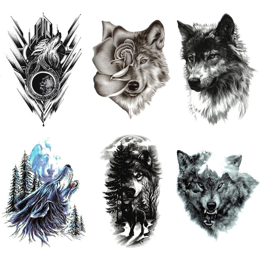 The Fantasy ファンタジー タトゥーシール 狼a5サイズ 6種6枚 Hb6034 Hb6034 The Fantasy 通販 Yahoo ショッピング